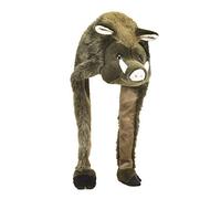 Gorro Jabalí-Cerdo Gorro de felpa/terciopelo animal Jabalí