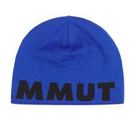 Mammut Logo Beanie, Azul y Negro, Talla única