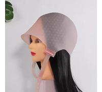 Gorro Mechas Silicone Hair Coloring Cap Hook Needle Professional Color Dye Highlighting Reusable Sets Frosting Dyeing Hats Barber Hair Salon.(Pink)