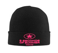Gorro Mezclada Cálido Invierno、5so Everybody IS A Star 5 Segundos Gorros Punto Verano para Mujeres Hombres Skullies Gorros otoño e Invierno Gorros acrílicos melón cálido