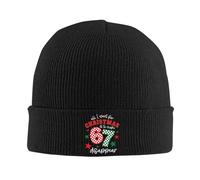 Gorro Mezclada Cálido Invierno、Todo lo Que Quiero para Navidad es Hacer Desaparecer 67 Divertido 6 7 Gorros Punto Y2K Sombreros Unisex Mujer Gorros Unisex Gorros Gorro elástico Invierno