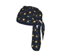 Gorro moderno con estampado de estrellas, diseño oriental de calavera, absorbe la humedad, para debajo del casco, 56 a 61 cm