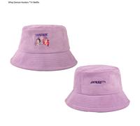 Gorro bucket Cinereplicas KPop Demon Hunters Huntr/x lila pastel unisex