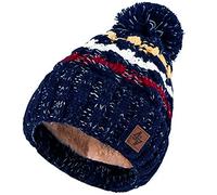 Gorro Morefaz Ltd de punto para hombre y mujer, de lana, estilo esquimal con pompón, ideal para invierno, para esquiar y para snowboard Lolly 4 regular