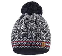 Gorro Morefaz Ltd de punto para hombre y mujer, de lana, estilo esquimal con pompón, ideal para invierno, para esquiar y para snowboard Nordic 49 regular