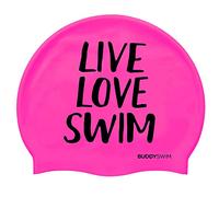 Gorro Natacion Hombre y Mujer de Silicona para Piscina o Aguas Abiertas, Gorro Silicona Natacion para Hombre y Gorro Piscina Mujer Pelo Largo. Color Llamativo Buena Visibilidad.
