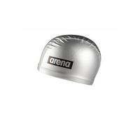 Gorro natación tela revestida silicona plateado talla única - CD Talla única