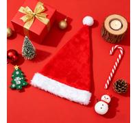 Gorro Navideño para Muñeca, Ropa Bonita Muñecas de 15 a 17cm Accesorio de Disfraz Gorro Papá Noel Ideal para Decorar Fiestas Navideñas