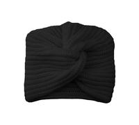 Gorro negro corto para mujer, gorras de punto, gorras de lana, turbantes cálidos, gorros gruesos para quimioterapia, para pacientes con cáncer vaquero de 2 años, Le Noir, Talla única