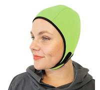 Gorro Neopreno Natacion de Aguas AbiertasCon Correa- 4mm Thermico | Gorro Térmico de Neopreno 4mm- Barboquejo Ajustable - Reversible - Para Hombres y Mujeres - Talla Única 55-58cm