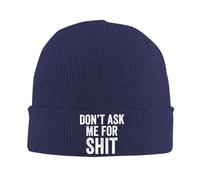 Gorro No Me Pidas Mierda Gorros Invierno Suave Clásico Gorros De Punto para Exteriores Mujer Deportes
