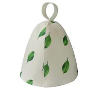 Gorro para baños y saunas, gorro de baño de vapor, cómodo sombrero de sauna de fieltro con aislamiento térmico, 23 cm, ligero, absorbe el agua, para mujeres y hombres