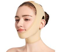 Gorro Para Cabeza Con Hilos Tensores Tras Cirugía De Succión Facial Máscara De Lifting Facial Tras Liposucción Gorro Para Mandíbula Inferior Cinturones Tonificantes Faciales(XXL)