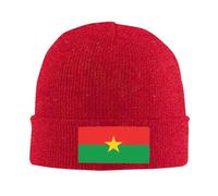 Gorro para Hombre Burkina Faso Bandera Nacional Comodo Transpirable Suave Gorro Invierno para Mujer Y Hombre Regalo Clasico Ciclismo Camping