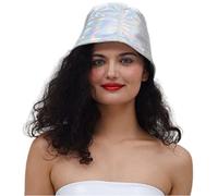 Gorro para hombre y mujer, sombrero metálico, retro, hip hop, estilo urbano europeo, versátil, estilo punk, sombrero de moda, unisex, moderno, salvaje, camping, flexible, traje plegable, O Gris Claro