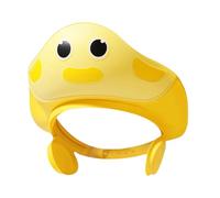 Gorro para niños pequeños, protector de champú, visera impermeable, bonito casco de dibujos animados, protector de baño, protector de orejas de silicona, arandela de pelo ajustable, protector de