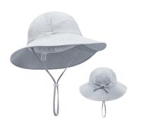 Gorro para niños y niños, gorro de pescador ajustable para niños pequeños, perfecto para excursiones de verano, picnics de vacaciones. Adecuado para niños de 1 a 3 años. Trajes informales ideales