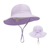 Gorro para niños y niños, gorro de pescador ajustable para niños pequeños, perfecto para excursiones de verano, picnics de vacaciones. Adecuado para niños de 1 a 3 años. Trajes informales ideales