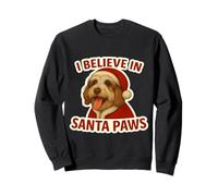 Gorro para Perro con Texto en inglés I Believe In Santa Paws Petit Basset Griffon Vendéen Sudadera
