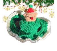 Gorro para Perro, Lindo Suave Tejido De Papá Noel, Gorro De Invierno Navideño para Perros, para Fiestas Invierno Niños Chicos Chicas Jóvenes Familia