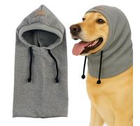 Gorro para perro | Noise Protection Pullover Hood Beanie | Winter Warm Pet Hat With Adjustable Drawstring | For Daily Walking Car Trip Vet Visit Holiday Cold Weather Outdoor Travel