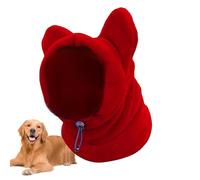 Gorro para perros, orejeras con cancelación de ruido, gorro para perros de Año Nuevo, gorro cálido para perros, bufanda de invierno, protección contra el viento con cordón para actividades de invierno