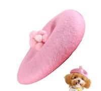Gorro para Perros, Sombrero con Flor para Perros pequeños, cómodo Gorro Ajustable para Perros pequeños y, Disfraz Fiestas y Fotos