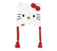 Gorro Peruano Hello Kitty niños y niñas Invierno con Orejeras, Suave y calentito - Gorro Hello Kitty protección frío y Viento