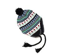 Gorro peruano para niño, 4, 5, 6 años, aproximadamente, talla bastante pequeña, forro polar, diseño de flor forrado chulo ref. CZ1543, S