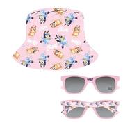 Gorro Pescador Bluey 2 Piezas para niño y niña - Gorro Pescador Bluey Infantil para Verano, Playa y Piscina