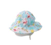Gorro Pescador Mujer Sombreros de Cubo para niños Primavera y Verano, Sombrero Dibujos Animados for niñas, Gorra Playa for el Sol(Bird Sky Blue,52cm(2-4 Years Old))