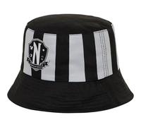 Gorro Pesquero Rayas Grises Wednesday Miércoles Addams