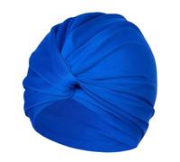 Gorro Piscina Mujer Gorros de baño Alta Elasticidad for Mujer, Gorro natación elástico tamaño Libre, Turbante Tela, Piscina(Sapphire Blue)