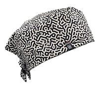 Gorro Quirófano Sanitario Mujer Hombre Enfermera Dentista Medico Pediatra Pelo Largo con Botones y Sudadero Frontal - (Arena)