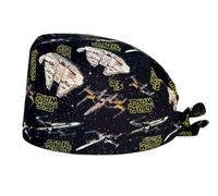 Gorro Quirúrgico de Star Wars. Gorros para quirófano de la Guerra de las Galaxias. Gorros de enfermería de la guerra de las galaxias. Gorros dentales.