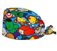 Gorro Quirúrgico de Superhéroes, Gorro para quirófano de Los Vengadores, The Avengers. Gorro de Enfermería Marvel. Gorros dentales.