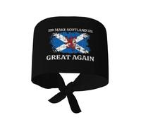 Gorro Quirúrgico Hagamos Que Escocia Vuelva A Ser Grande. Gorro De Chef Reutilizable Gorros De Cocinero Unisex Gorros Quirúrgicos para Cocinar Cocina Hornear