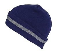 Gorro reflectante para actividades al aire libre para adultos, sombrero de escalada de montaña, hecho a mano, de ganchillo, suave, cálido, para trabajadores, gorro de punto reflectante, transpirable