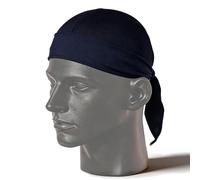 Gorro Refrigerante para Hombre, Pañuelo para la Cabeza Que Absorbe el Sudor, Forro para Casco de Seguridad y Pañuelo Pirata para Moto, Forro Transpirable para Casco(Navy)
