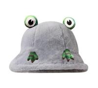 Gorro Running Mujer Chic- Gorro Invierno Disco de Pescador Rana Rigolo Patrón Animal Lindo Y Fantasía Gorra Unisex Ajustable Para Invierno Al Aire Libre 2026