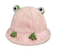 Gorro Running Mujer Chic- Gorro Invierno Disco de Pescador Rana Rigolo Patrón Animal Lindo Y Fantasía Gorra Unisex Ajustable Para Invierno Al Aire Libre 2026