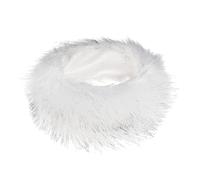 Gorro ruso de piel sintética para mujer, diadema de invierno de felpa, calentador de orejeras, color blanco