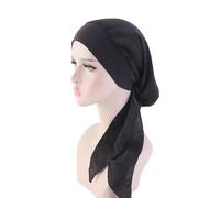 Gorro Saten Pelo Rizado Gorro de dormir de seda satinada for mujer, Hijab, bufanda, diadema, sombrero de mujer, gorro de turbante, gorro sedoso, pañuelo for la cabeza, banda elástica for el cabello(A)