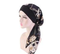 Gorro Saten Pelo Rizado Gorro de dormir de seda satinada for mujer, Hijab, bufanda, diadema, sombrero de mujer, gorro de turbante, gorro sedoso, pañuelo for la cabeza, banda elástica for el cabello(F)