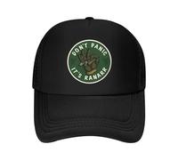 Gorro Slouchy de Punto Outfit Invernal,“Don't Panic Humor, Slogan Design” Mesh Baseball Cap