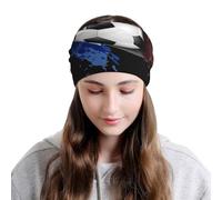 Gorro Slouchy Multifunción Para Deporte Al Aire Libre Gorro Con Fútbol Francés Bandera Nacional Agujero Para Coleta Braga De Cuello Suave De Doble Capa Talla Única