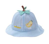 Gorro Sol Bebe Sombrero Recien Nacido Algodón Gorra de Verano con Malla Respirable Sun Hat Playa con Diseños de Frutas Proteccion UV UPF 50 Chapeu Criança UV Pescador Infantil Niño Niña Lindo