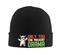 Gorro Sólo Tú Puedes Evitar El Drama Beanie Transpirable Clásico Sombreros Cálidos para Deportes Exteriores Mujer