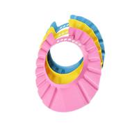 Gorro suave para baño de bebé, gorro de baño suave ajustable, productos de protección de champú para bebés, niños, ducha infantil, gorro de ducha para bebé de 3 uds, gorro de champú para bebé, gorro d