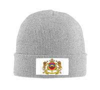 Gorro Tejido Mujer Reino De Marruecos Emblema Nacional Set Invierno Calido Grueso Crochet Gorro Gorro Ski Snowboard Ciclismo Trabajo Unisex